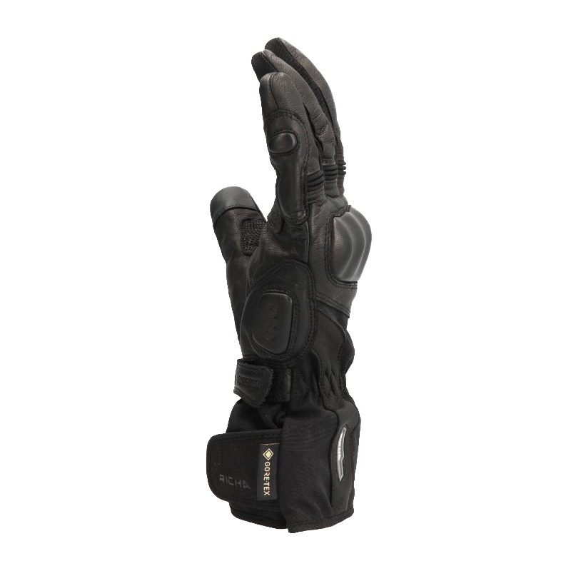 RICHA Hypercane Gore-Tex motociklističke rukavice Crne rasprodaja