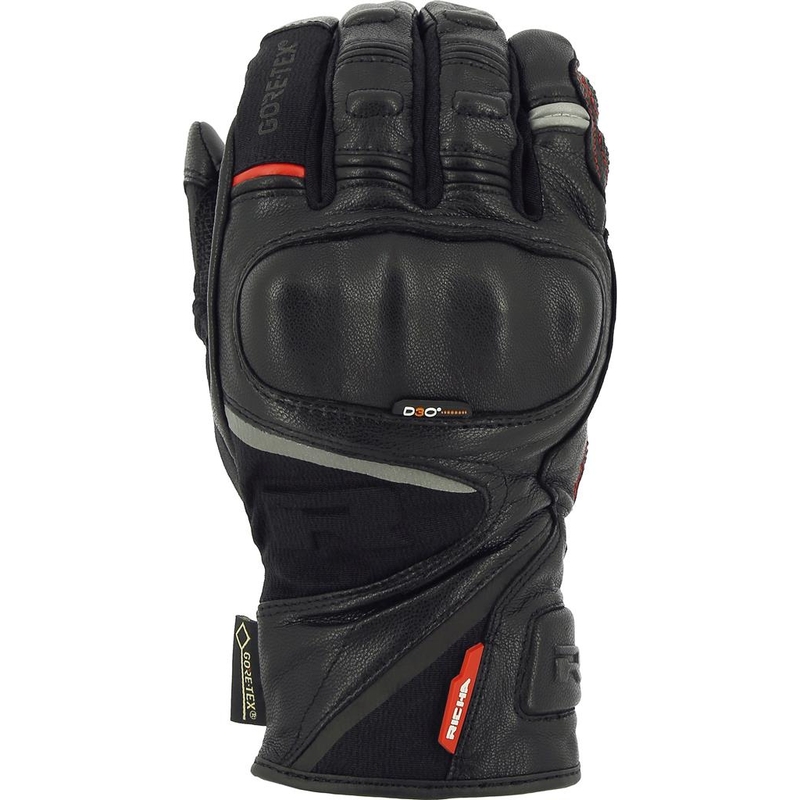 RICHA Atlantic Gore-Tex motociklističke rukavice Crna rasprodaja