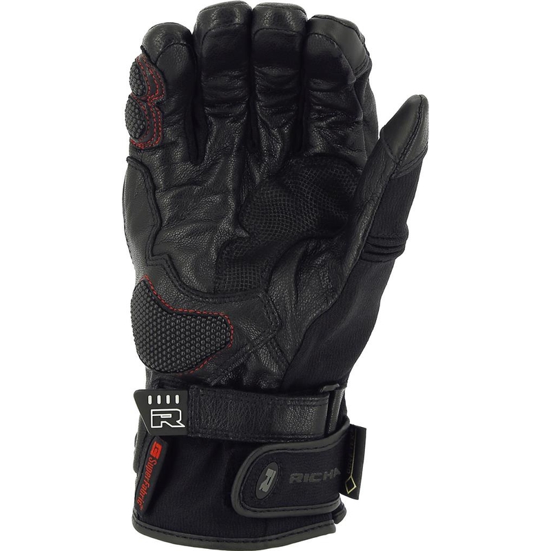 RICHA Atlantic Gore-Tex motociklističke rukavice Crna rasprodaja