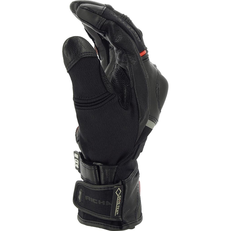 RICHA Atlantic Gore-Tex motociklističke rukavice Crna rasprodaja