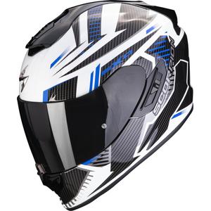 Integralna motociklistička kaciga Scorpion EXO-1400 EVO Air Shell bijelo-plava