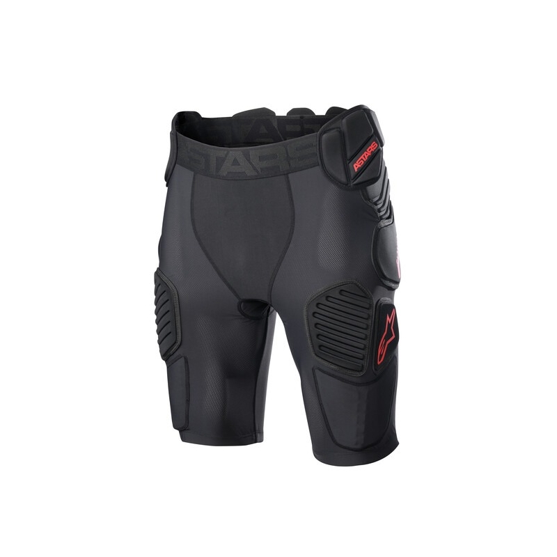 Alpinestars Bionic Pro motocross kratke hlače crno-crvene