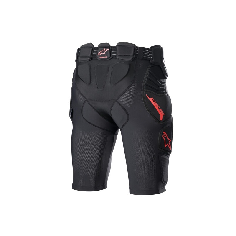 Alpinestars Bionic Pro motocross kratke hlače crno-crvene