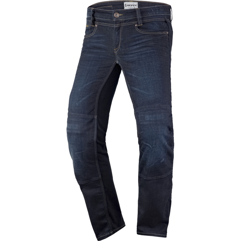 Ženske motociklističke traperice SCOTT Denim Stretch plave