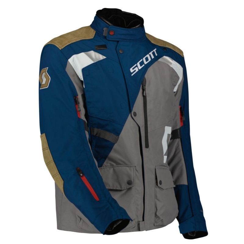SCOTT Dualraid Dryo motociklistička jakna sivo-plava rasprodaja