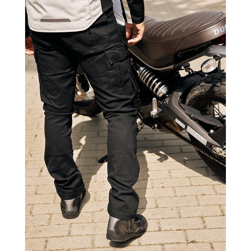 Motorističke traperice Ozone Shadow II crne rasprodaja