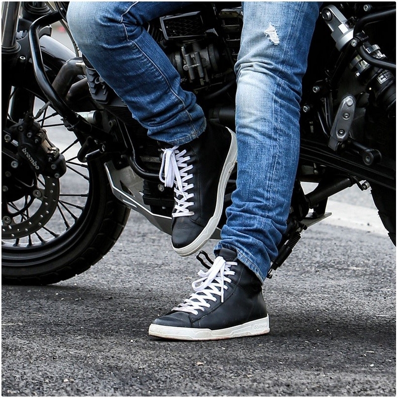 Motorističke čizme Stylmartin Core crno-bijele