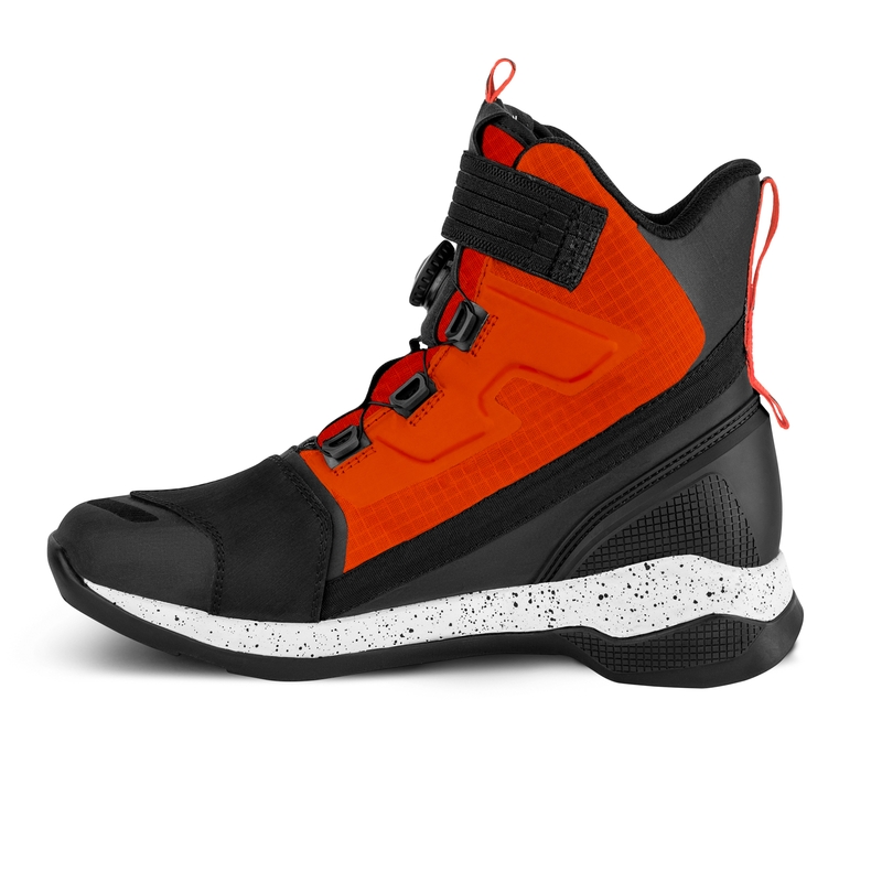 Shima Takeshi motorističke čizme crno-crvene