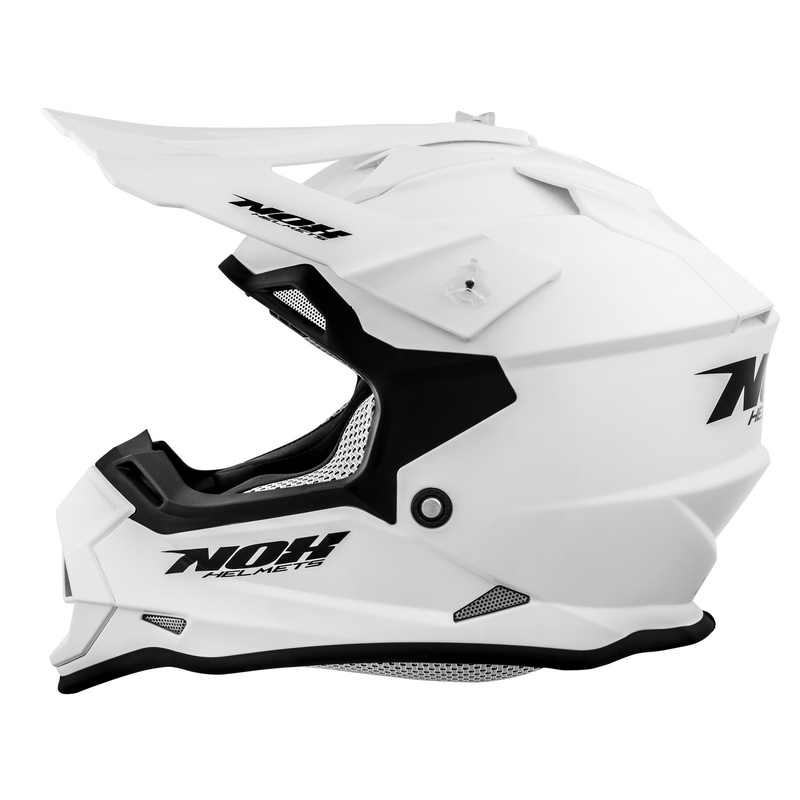 Dječja kaciga za motocross NOX N632K bijela