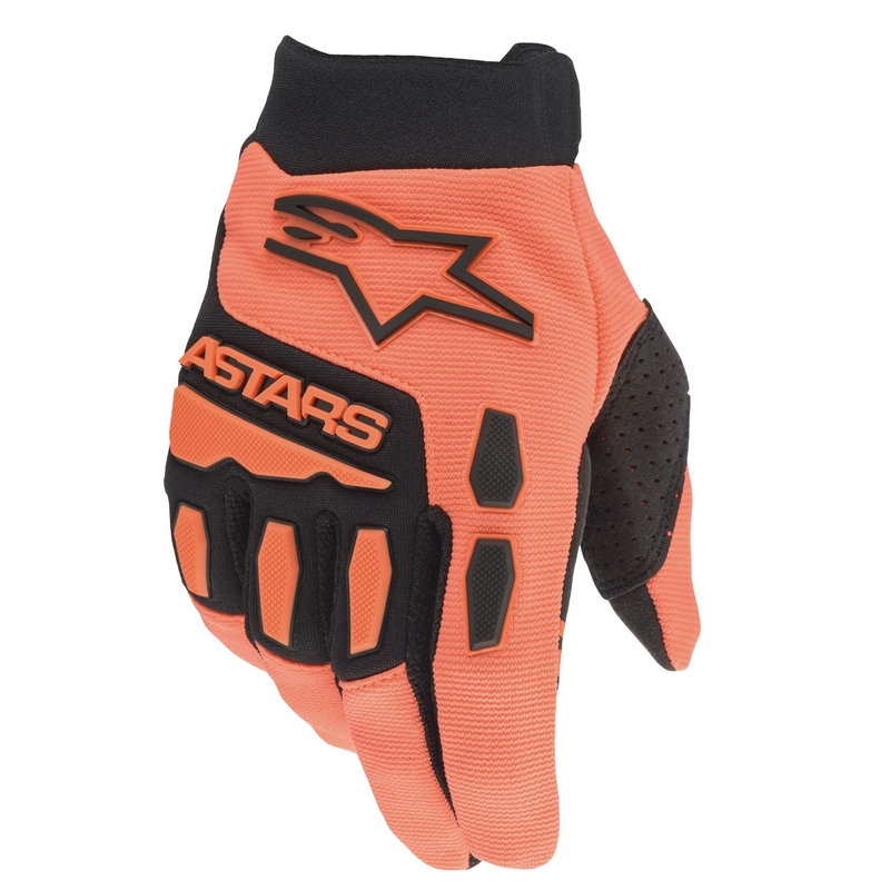 Alpinestars Full Bore dječje Motocross rukavice crno-narančaste