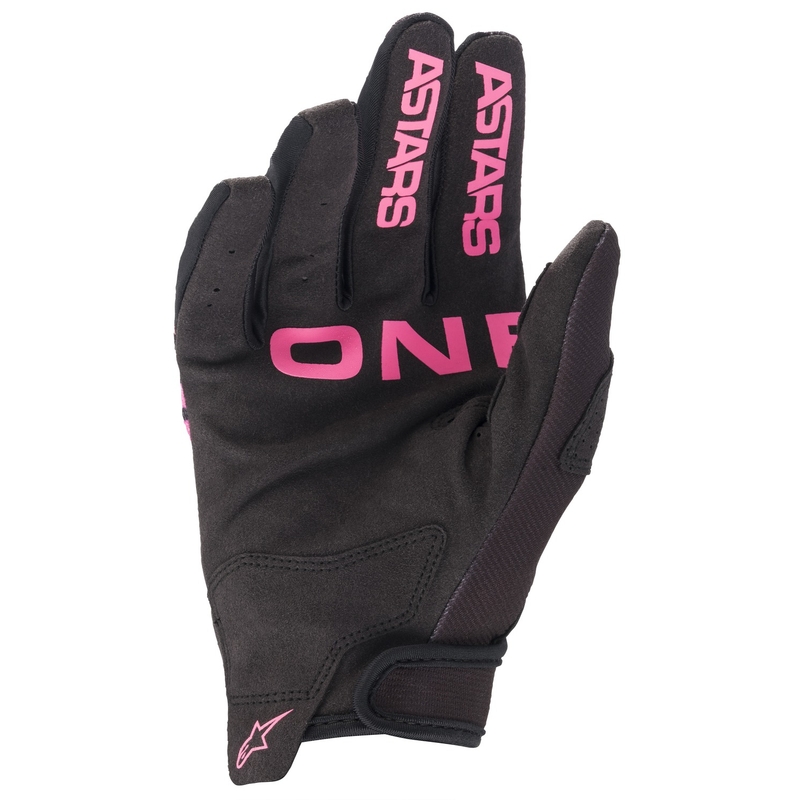 Alpinestars Radar dječje motokros rukavice crno-zeleno-fluo ružičaste