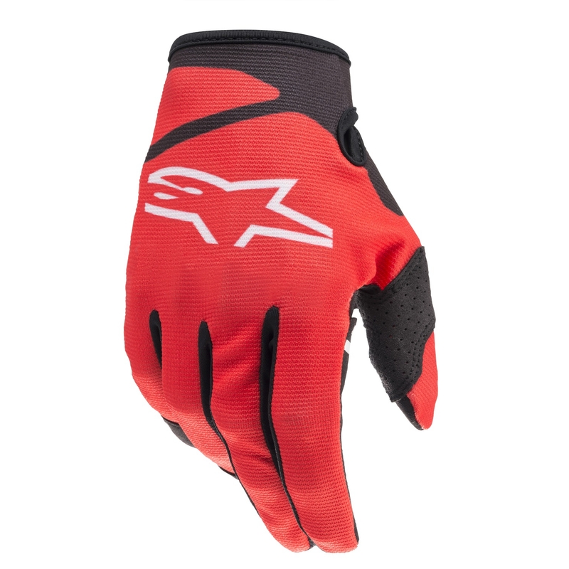 Alpinestars Radar dječje motokros rukavice crno-crvene