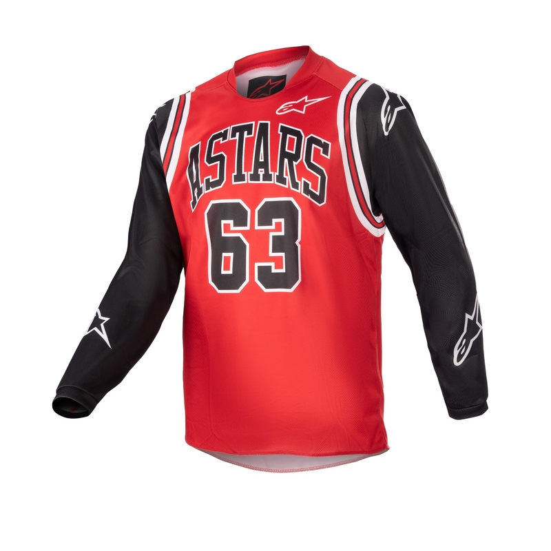 Dječji motocross dres Alpinestars Racer Acumen limited edition crveno-crno-bijeli