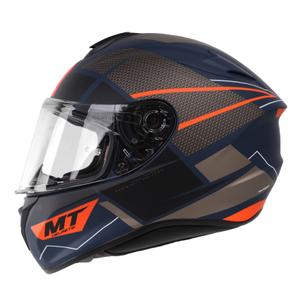 Integralna motociklistička kaciga MT Targo Podium D7 crno-narančasto-plava