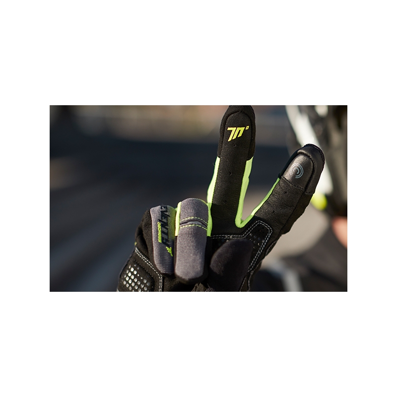 Motociklističke rukavice SEVENTY DEGREES SD-C48 crno-fluo žute