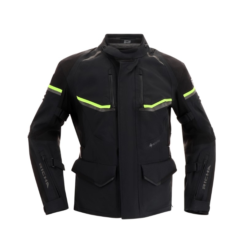 Motociklističke jakne RICHA Atlantic 2 Gore-Tex Black-Fluo Yellow rasprodaja
