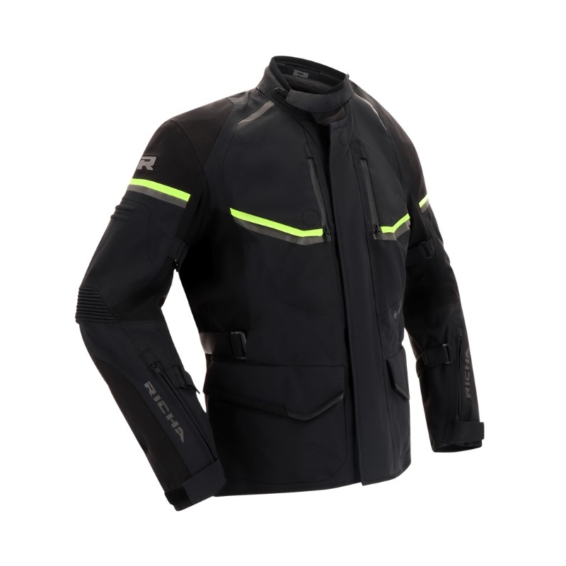 Motociklističke jakne RICHA Atlantic 2 Gore-Tex Black-Fluo Yellow rasprodaja