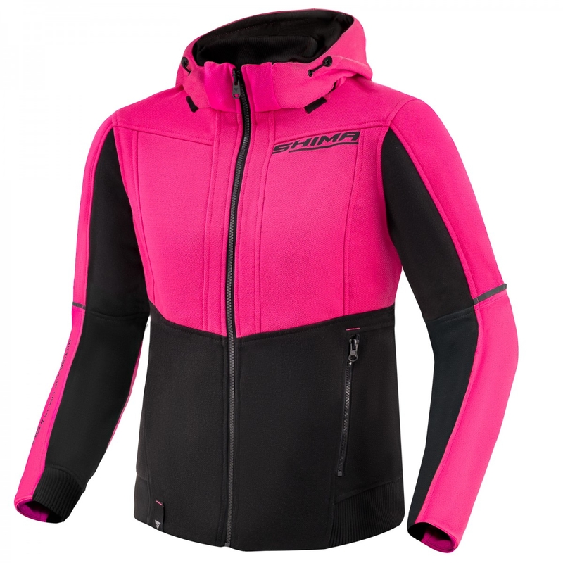 Ženska moto majica Shima Daybreaker crno-roza