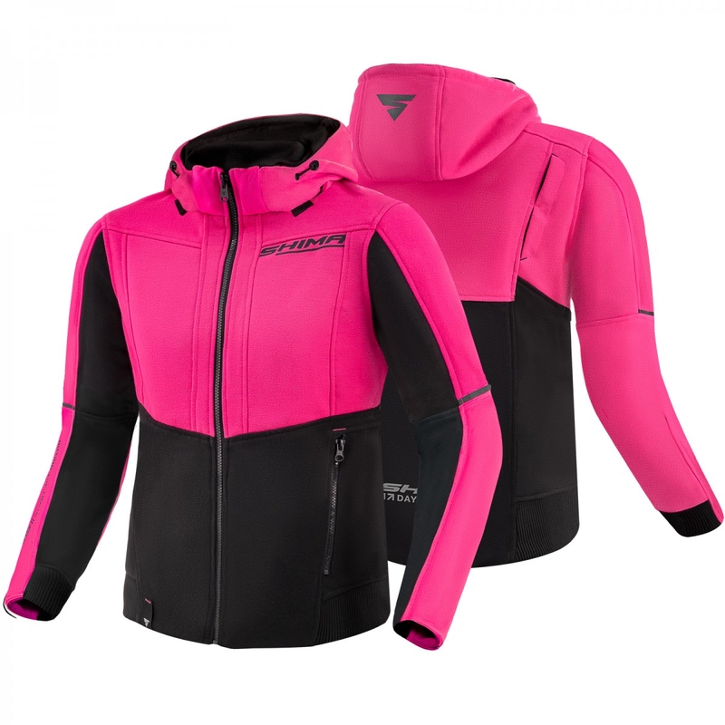 Ženska moto majica Shima Daybreaker crno-roza
