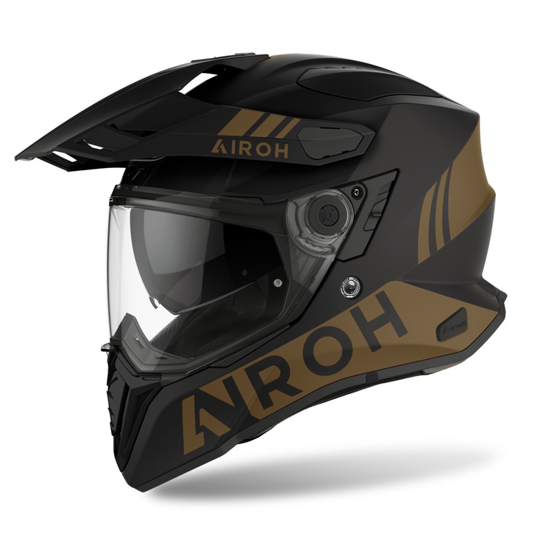 Enduro kaciga Airoh Commander Factor crno-zlatna rasprodaja