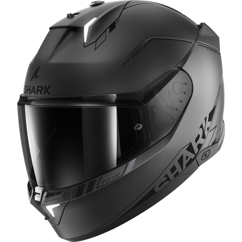 Integralna motociklistička kaciga SHARK Skwal i3 Blank SP siva mat
