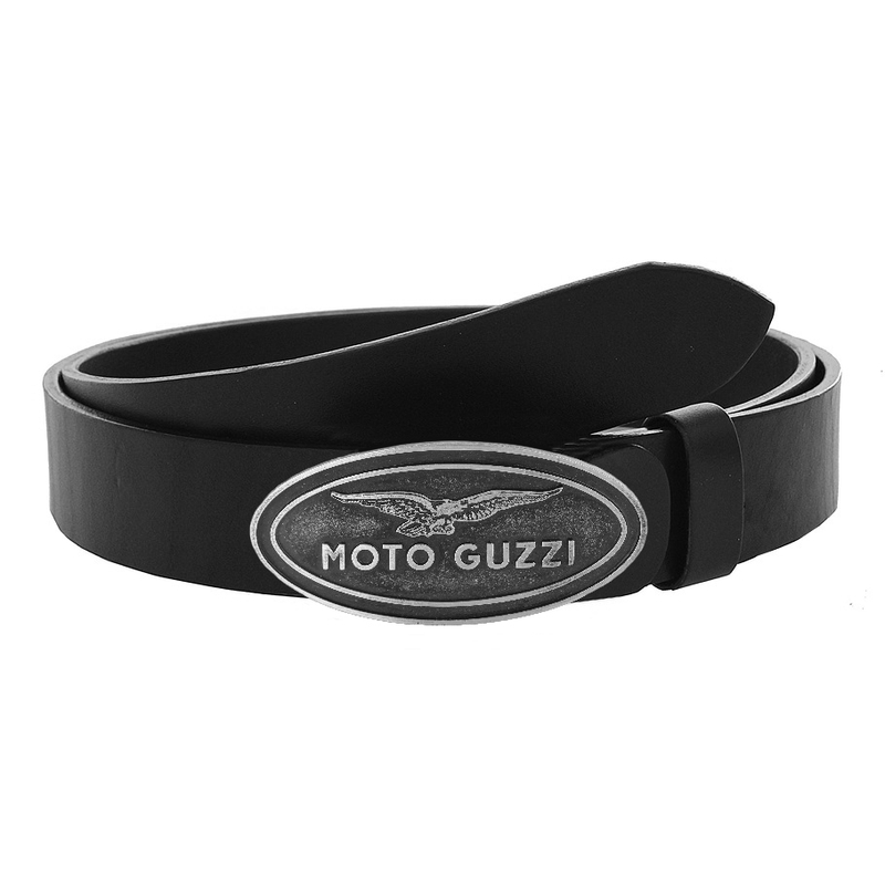 Kožni moto remen s Moto Guzzi kopčom