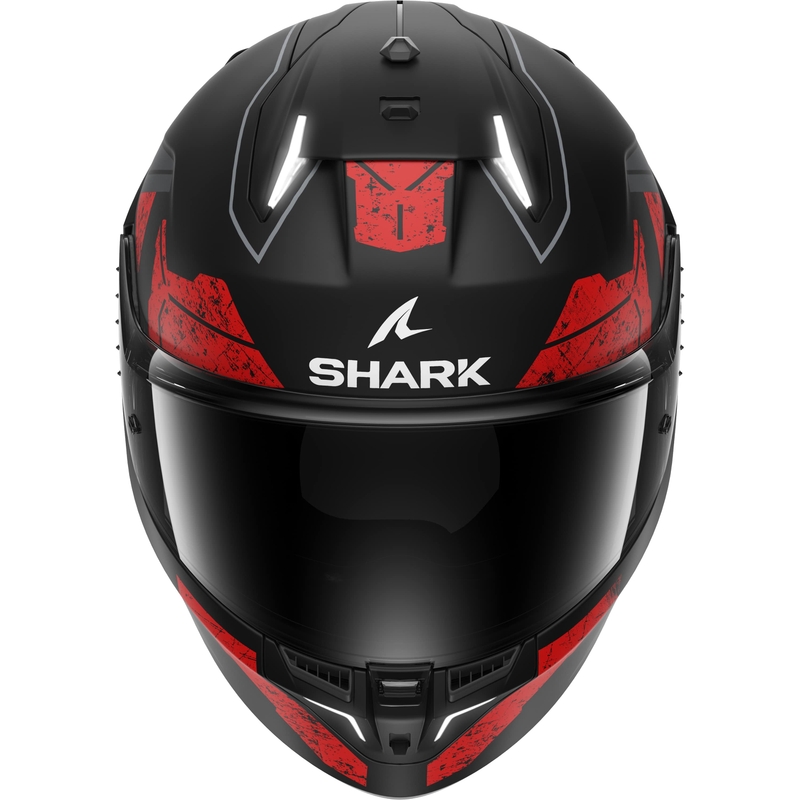 Integralna motociklistička kaciga SHARK Skwal i3 Rhad crno-sivo-crvena mat