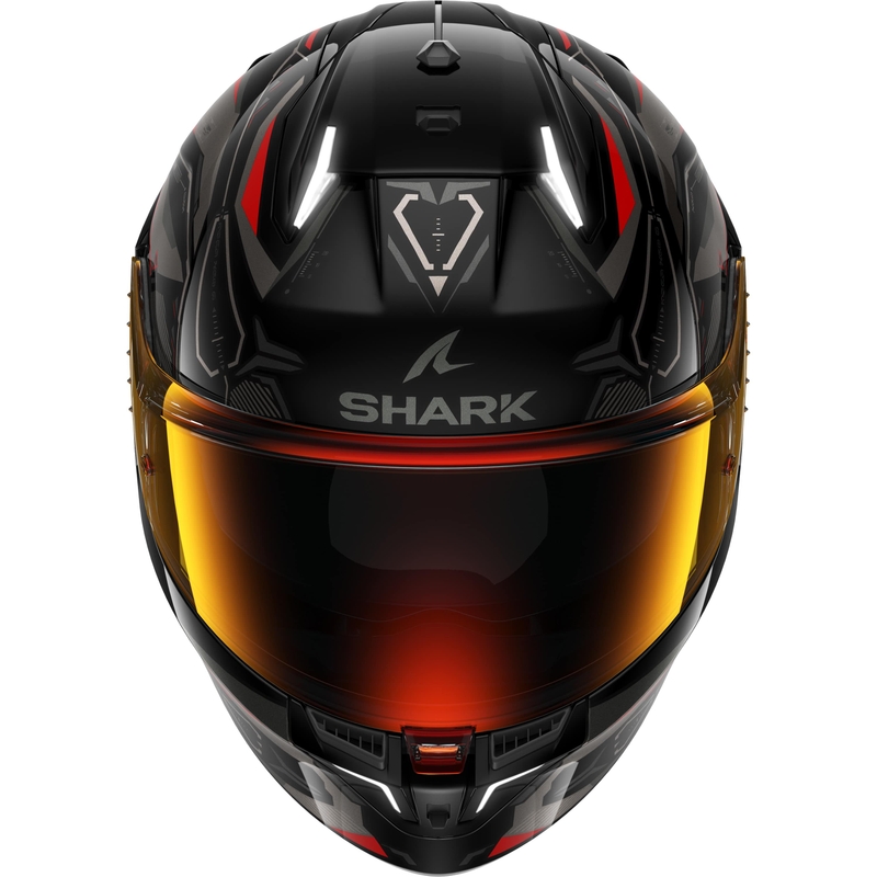 Integralna motociklistička kaciga SHARK Skwal i3 Linik crno-sivo-crvena