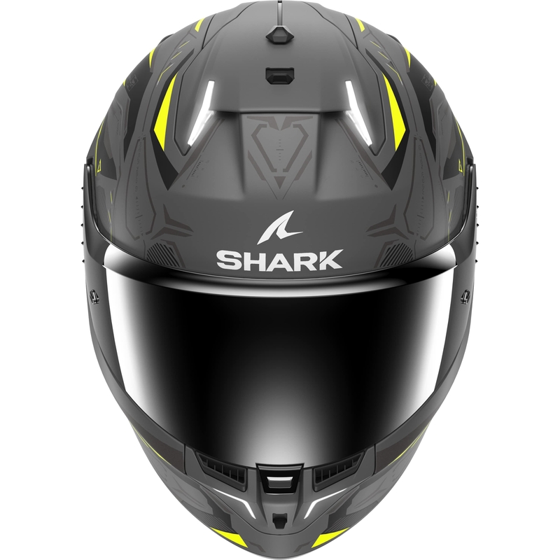 Integralna motociklistička kaciga SHARK Skwal i3 Linik sivo-žuta mat