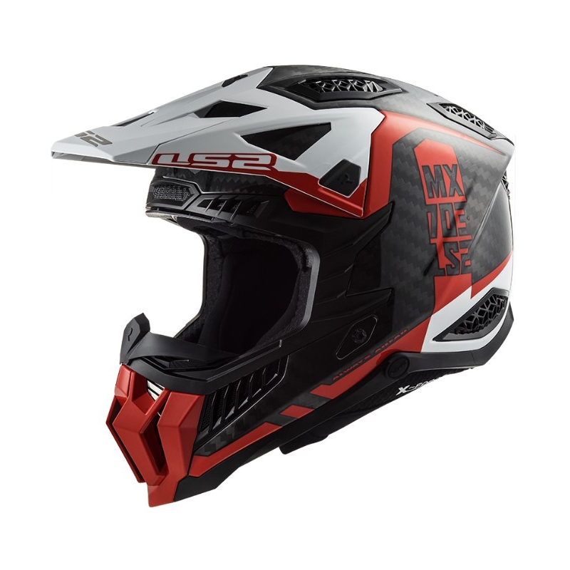 Motocross kaciga LS2 MX703 C X-Force Victory crno-crveno-bijela