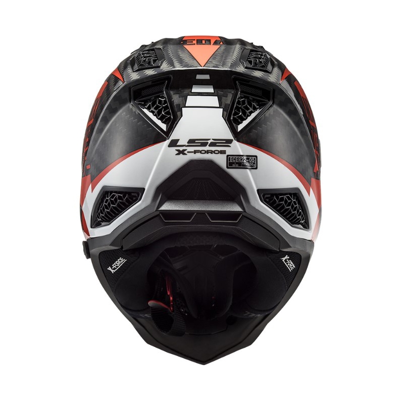 Motocross kaciga LS2 MX703 C X-Force Victory crno-crveno-bijela