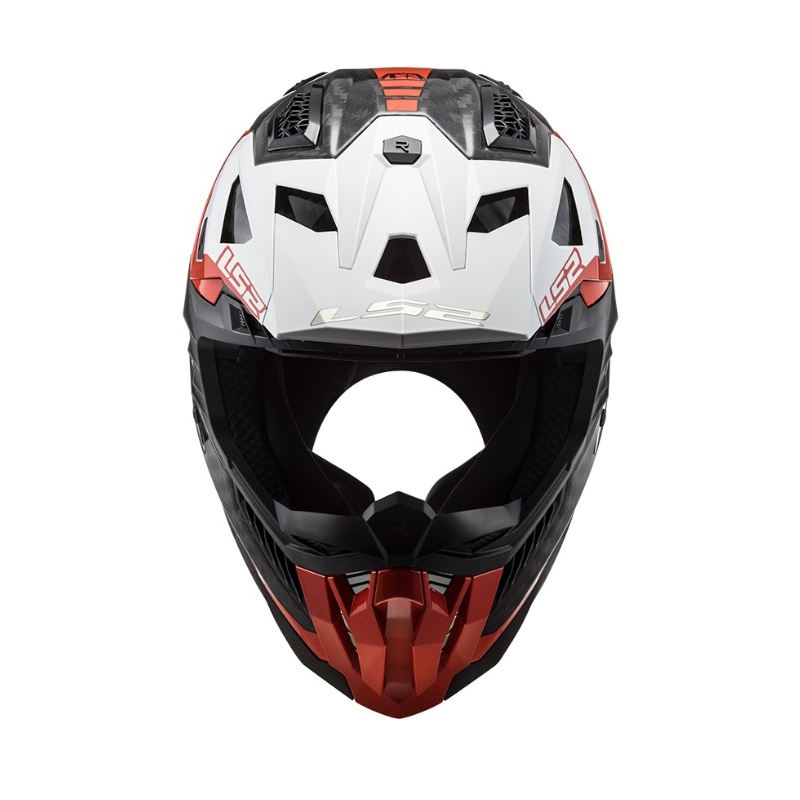 Motocross kaciga LS2 MX703 C X-Force Victory crno-crveno-bijela