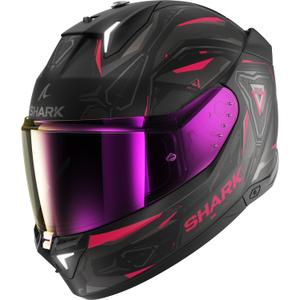 Integralna motociklistička kaciga SHARK Skwal i3 Linik crno-sivo-roza