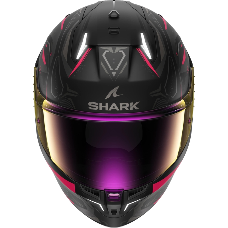 Integralna motociklistička kaciga SHARK Skwal i3 Linik crno-sivo-roza