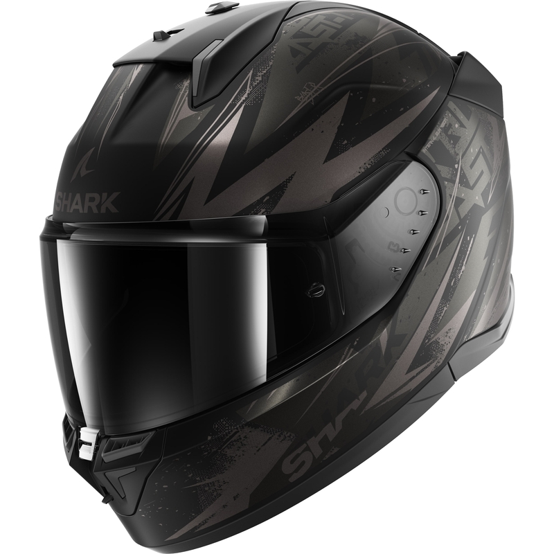 Integralna motociklistička kaciga SHARK D-SKWAL 3 Blast-R crno-siva mat