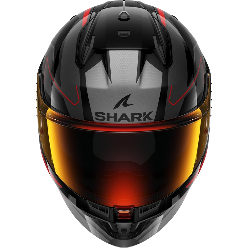 Integralna motociklistička kaciga SHARK D-SKWAL 3 Sizler crno-sivo-crvena mat