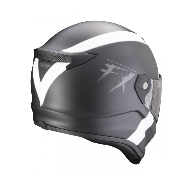 Motociklistička kaciga SCORPION COVERT FX GALLUS crno-bijela