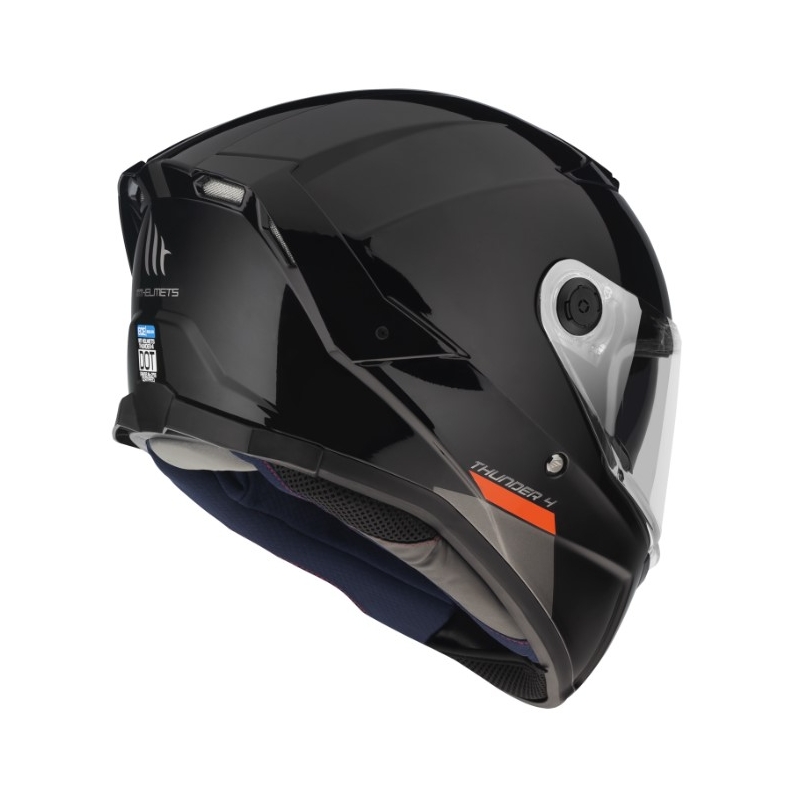 Integralna motociklistička kaciga MT FF118SV Thunder 4 SV crna sjajna