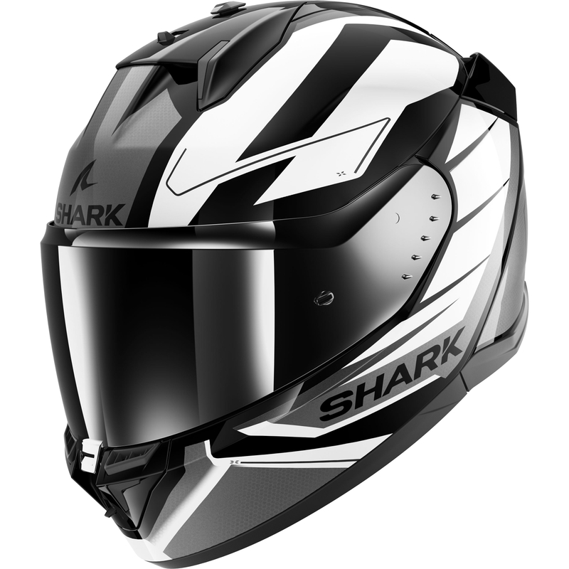 Integralna motociklistička kaciga SHARK D-SKWAL 3 Sizler crno-sivo-bijela