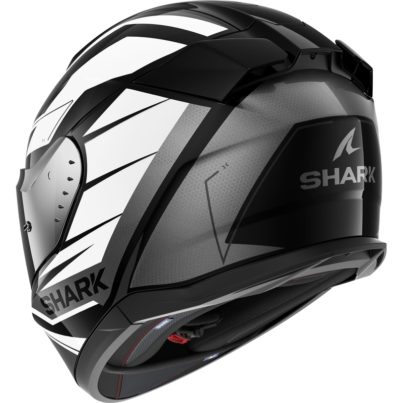 Integralna motociklistička kaciga SHARK D-SKWAL 3 Sizler crno-sivo-bijela