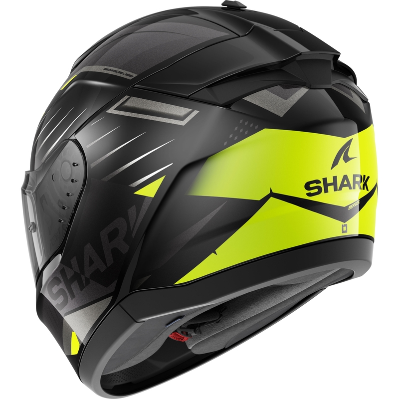 Integralna motoristička kaciga SHARK RIDILL 2 BERSEK crna-siva-fluo žuta