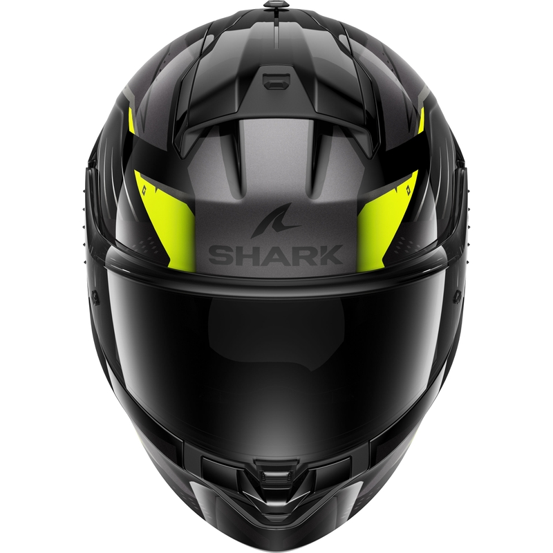 Integralna motoristička kaciga SHARK RIDILL 2 BERSEK crna-siva-fluo žuta
