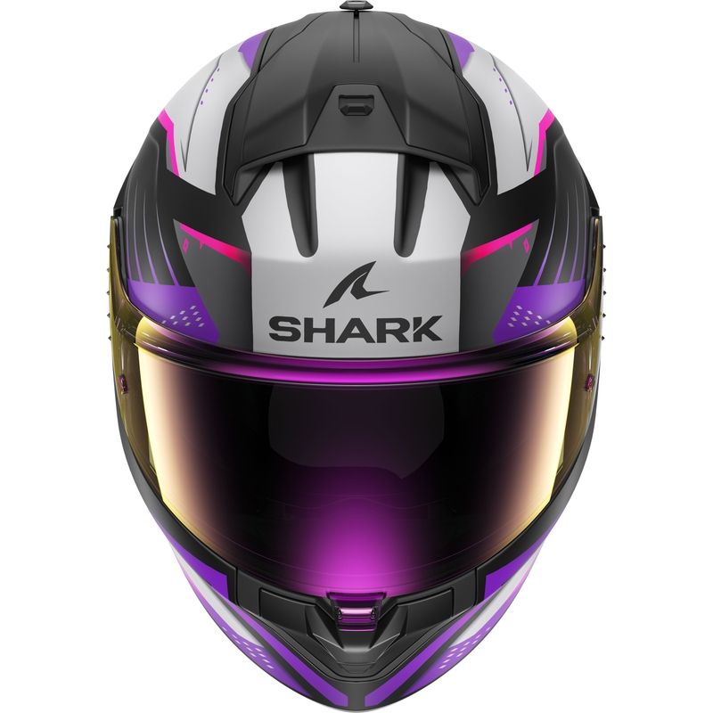 Integralna motoristička kaciga SHARK RIDILL 2 BERSEK crno-sivo-ljubičasto-roza