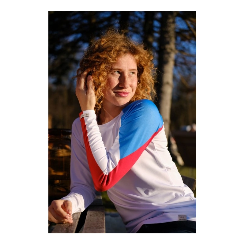 Ženska majica nanosilver® CZECH REPUBLIC - dugi rukav