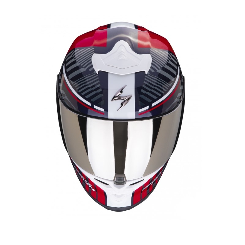 Scorpion EXO-R1 EVO Air Victory integralna kaciga crveno-plavo-žuta