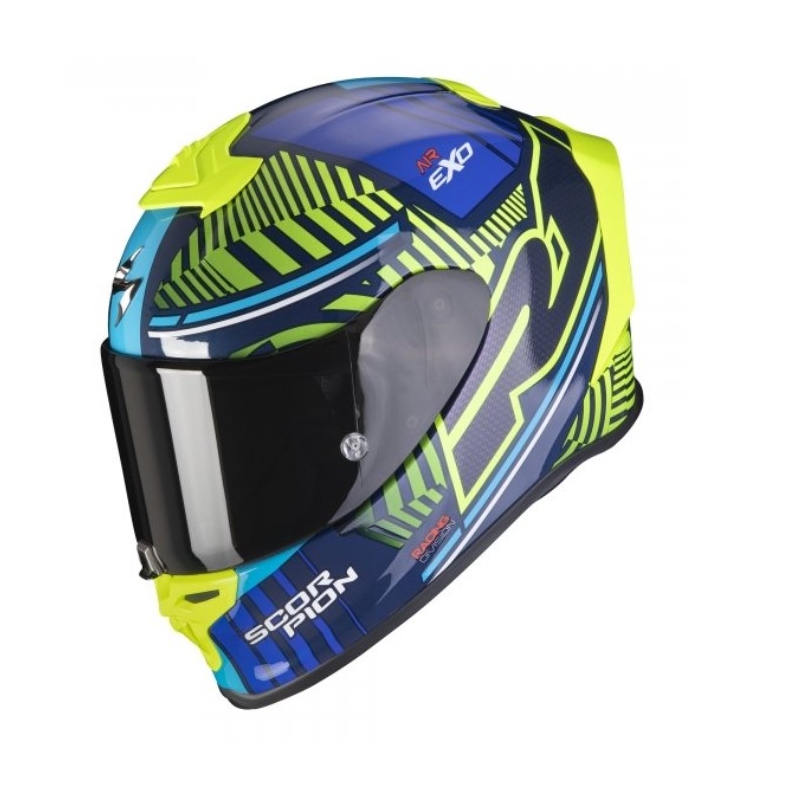 Scorpion EXO-R1 EVO Air Victory integralna kaciga plavo-fluo žuta
