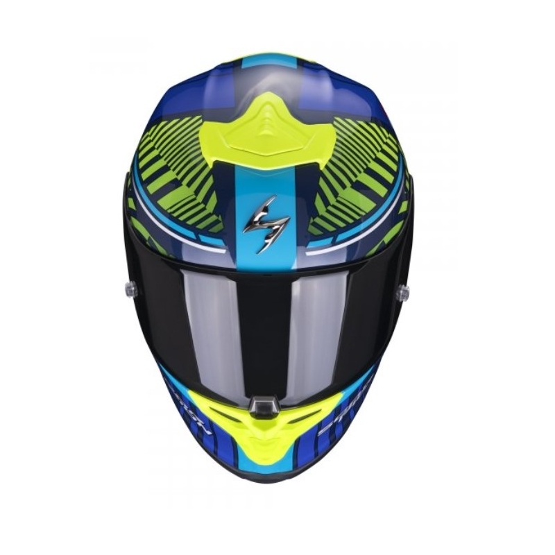 Scorpion EXO-R1 EVO Air Victory integralna kaciga plavo-fluo žuta