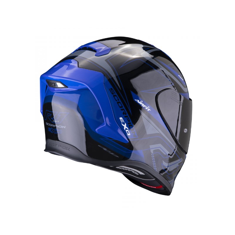 Integralna motociklistička kaciga Scorpion EXO-R1 EVO Air Gaz metalik crno-plava