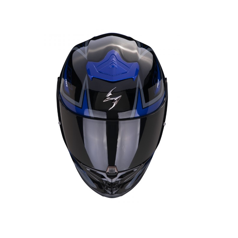 Integralna motociklistička kaciga Scorpion EXO-R1 EVO Air Gaz metalik crno-plava