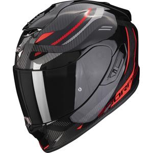 Integralna motociklistička kaciga Scorpion EXO-1400 EVO Carbon Air Kydra crno-crvena